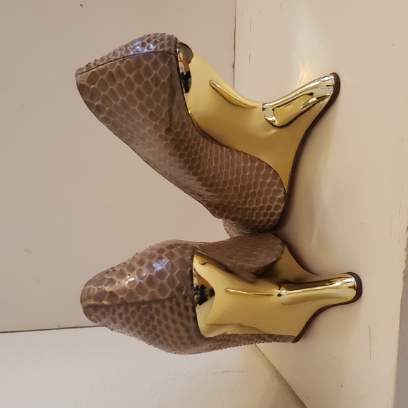 ♤ Claudio Merazzi Snake Snin Heels - Picture 5 of 8